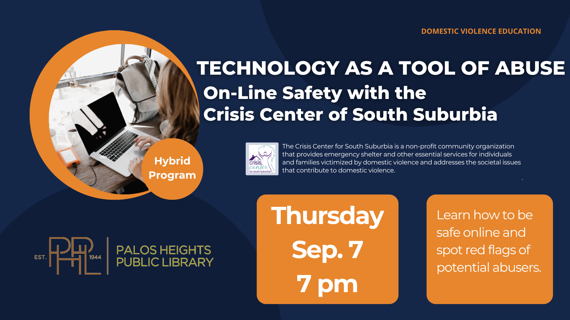 Technology as a Tool of Abuse OnLine Safety with the Crisis Center of